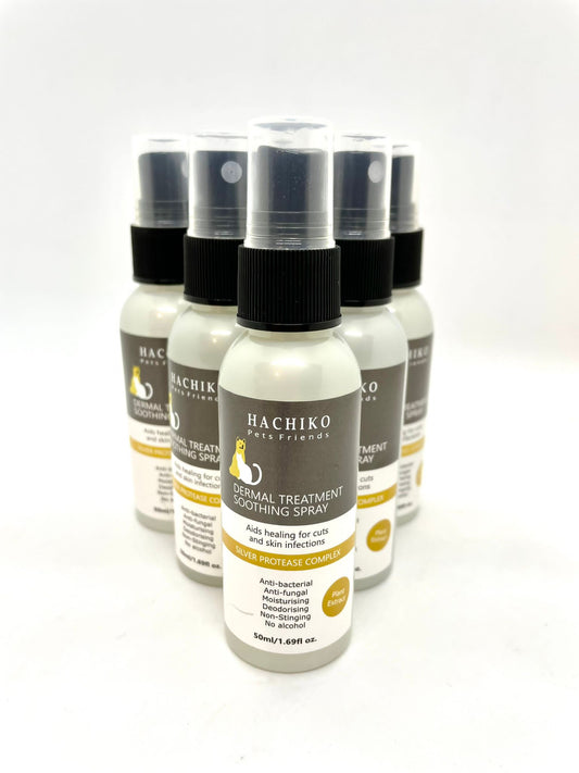 Six Bottles Of Dermal Treatment Hachiko Soothing Spray